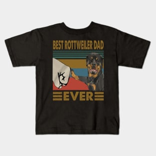 Rottweiler Dad Kids T-Shirt